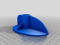 Holder for shower curtain rod by Gimpy
