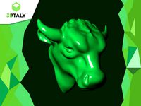 Toret, the interactive bull head by 3DiTALY