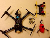Mr. Smiley Quadcopter Wall Mount by jwellman