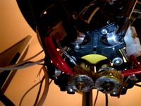 25mm fan mount for a dual extruding Rostock Max by nathanstenzel