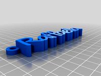 3D name Raffaella by GabrieleDaghetta