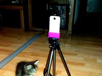 Galaxy S4 table or tripod stand vertical by Printbob