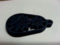 Gearbox Keychain with Loose Gears by brx017
