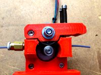 Mini Kossel 1.75mm extruder by wallie