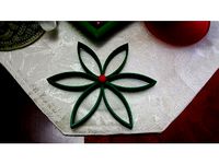 Christmas Flower with Seperated Center Ball by Endless3D