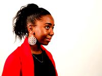 Stained Glass Earrings with Stand by MakerBot