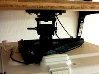 Filleted parametric wade's projector ceiling mount by hyperair