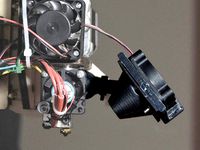 Ball Joint Fan mount for Printrbot Simple by adamxcarey
