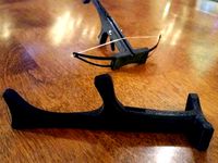 Mini Cross Bow with flat top (for easier printing)  by ahaidet