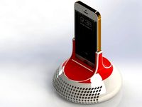 Acoustic IPhone Holder/Speaker by Dgeneral101