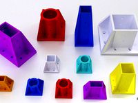 Parametric Fixing Table Leg -OpenScad by rr2s