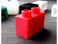Duplo 1x2 (half brick) by kelemenb