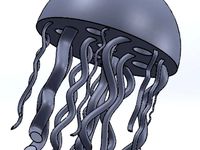 Jelly Fish Pencil Holder by HannahM