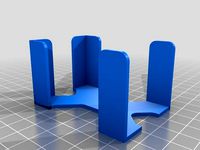 Mini game card deck holder, with internal area of 44mm x 65mm x 38mm by Herrigold