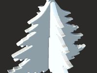 Christmas Tree Ornament - Tree 2.5D by 3d-decoratie