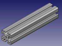 Aluminum Profile 40x40 by atancito