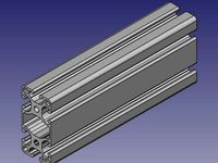 Aluminum Profile 40x80 by atancito