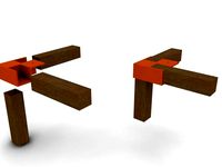 Table corner joint by votoos