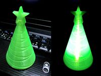 Small Christmas Tree for Phone LED Light by Tomonori