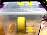 Dry Box for Large Spools with Roll Base by 3dAl