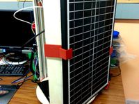 Solar panel holder by jgwamuri