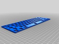 Parametric Cherry MX Mounting Plate for Mechanical Keyboards by rsheldiii