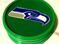 Seattle Seahawks Coaster by spondoro
