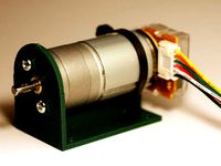 JGA25-371 Gearmotor Bracket by jbeale