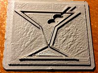 Martini Design Coaster by samthor