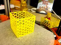 Box with honeycomb hole pattern by mateddy