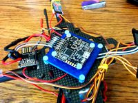 AfroFlight Naze32 (30.5mm) to MultiWii (45mm) mounting adapter by phreakmonkey