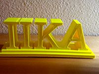 Pi Kappa Alpha desktop sign by MCdesigns