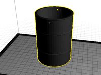 55 Gal Oil Drum Remix, open top by activezombie