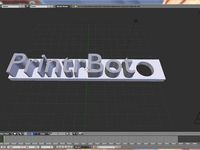 PrintrBot keychain by SuperMaku