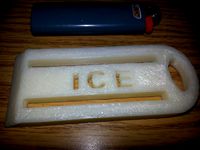 Ice Scraper Key Chain - Heavy Duty by kepster