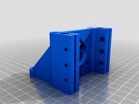 Higher motor end for Rostock Mini Pro by ZeAllan