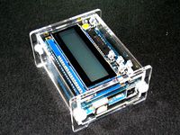 Arduino Adafruit LCD Shield Case by builttospec