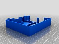 BabyNES Raspberry Pi B+ case lid with vent holes by schmots