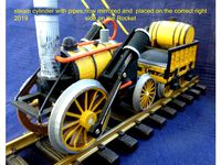 Stephenson Rocket 1:32 train  by UTJTrain