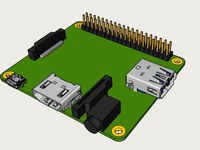 Raspberry Pi A+ board by jayftee