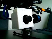 Boscam HD-19 Mount for Tarot gimbal (T-2D V2) by mcancino