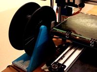 Filament Spool Holder and Guide by rickmellor