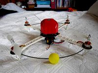 Electronics box, for HobbyKing SK450 quadcopter frame. by WebmasterZero