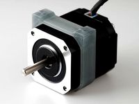 Nema 17 Clip-on PCB mount by tchotchke