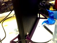 Upright laptop stand by ryanthecoder