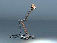 Pipe fitting lamp created in PARTsolutions by Dape