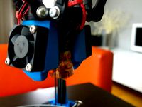 Kossel Mini J-Head mount with two layer fans by JolietDelta
