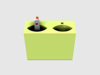 Door mounted Popsicle Maker and thawing model included #IceBoxChallenge by glbellic