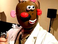 Dr. Interchangeable Face-Parts Face Halloween Mask by tom7