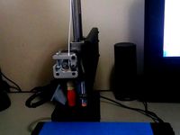 PrintrBot simple Metal spool holder (microwave plate style) by rnelias